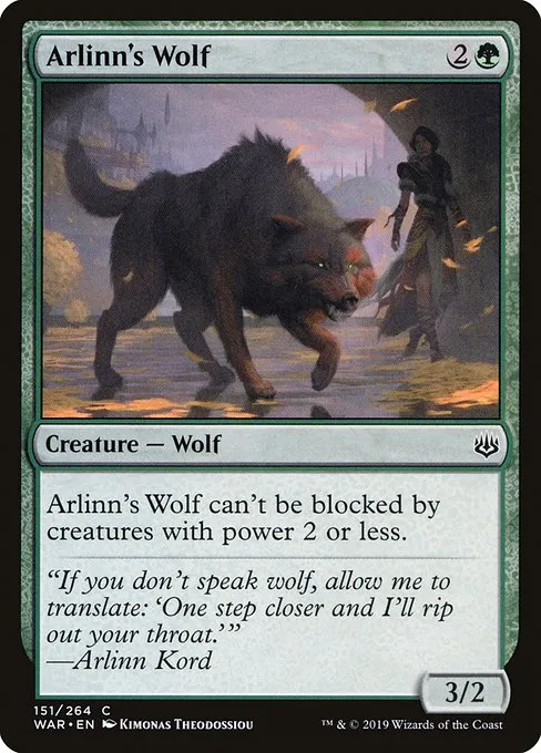 Arlinn's Wolf · War of the Spark 151/312