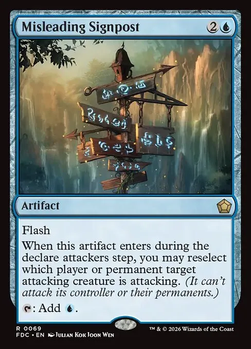 Misleading Signpost · Foundations Commander 69/3