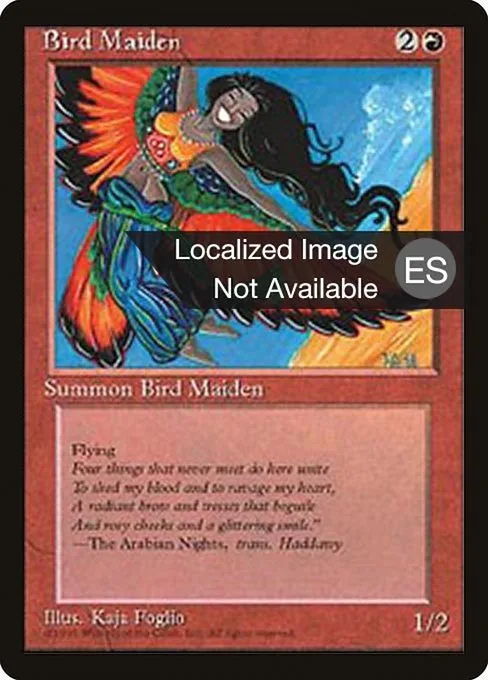 Bird Maiden · Fourth Edition Foreign Black Border 177/378