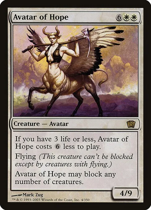 Avatar of Hope · Eighth Edition 4★/711