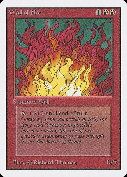 Wall of Fire · Unlimited Edition 182/302