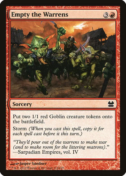 Empty the Warrens · Modern Masters 112/229