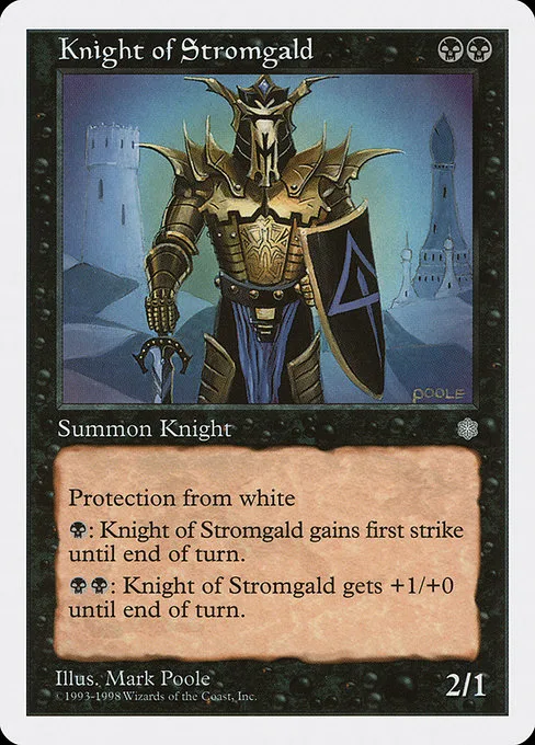 Knight of Stromgald · Anthologies 26/85