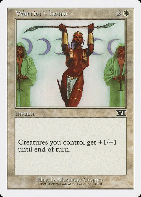 Warrior's Honor · Classic Sixth Edition 53/351