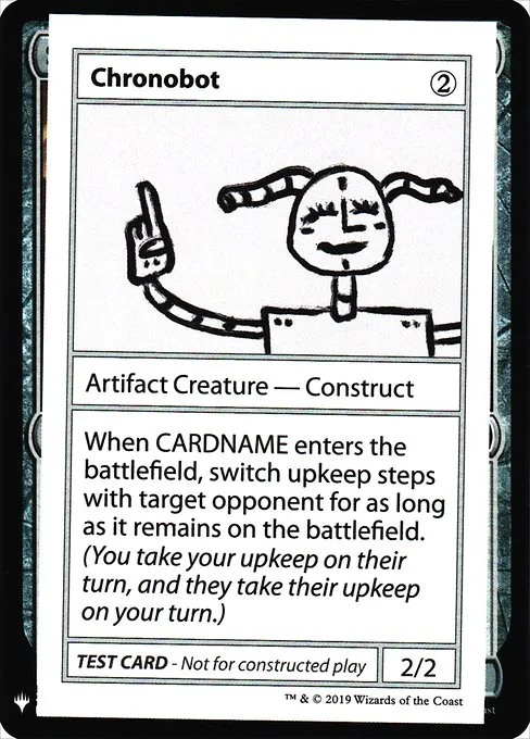 Chronobot · Mystery Booster Playtest Cards 2019 105/121
