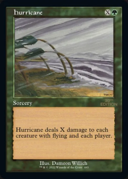 Hurricane · 30th Anniversary Edition 493/594