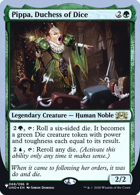 Pippa, Duchess of Dice · The List (Unfinity Foil Edition) 40/62