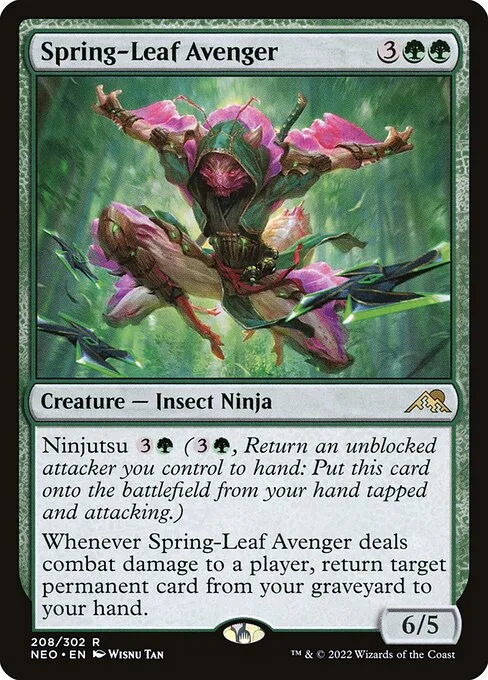 Spring-Leaf Avenger · Kamigawa: Neon Dynasty 208/531
