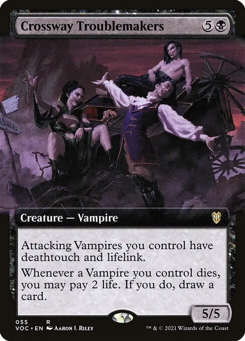 Crossway Troublemakers · Crimson Vow Commander 55/188