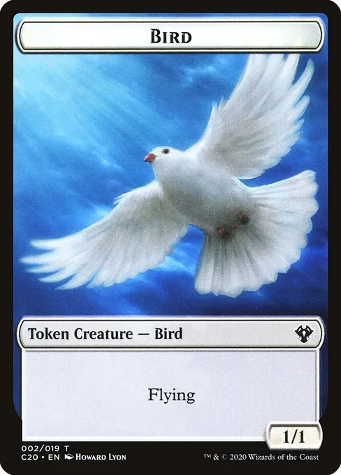 Bird · Commander 2020 Tokens 2/20