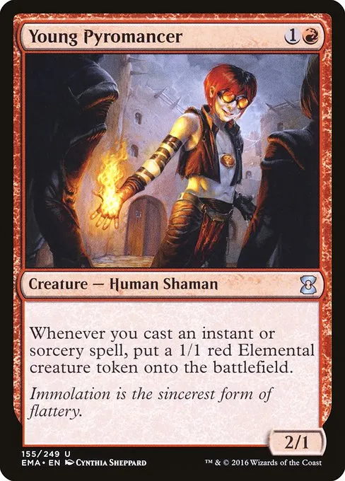Young Pyromancer · Eternal Masters 155/249