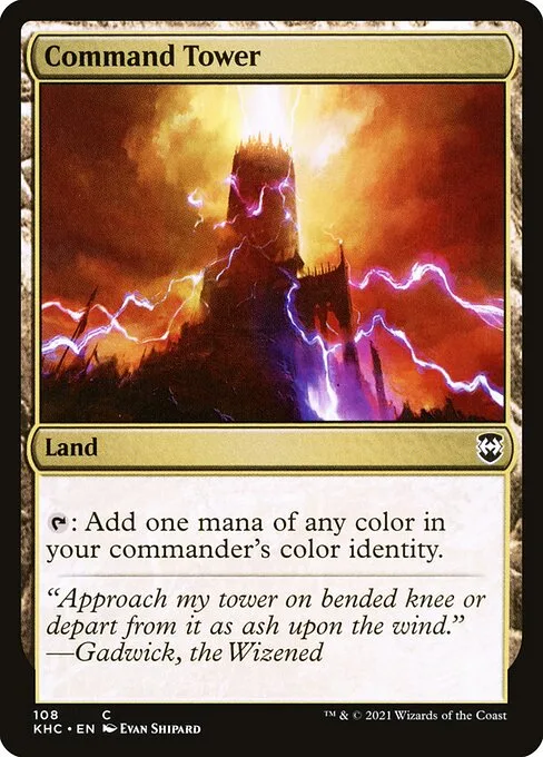 Command Tower · Kaldheim Commander 108/119