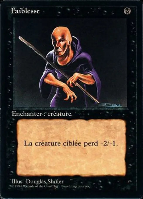 Weakness · Foreign Black Border 136/307