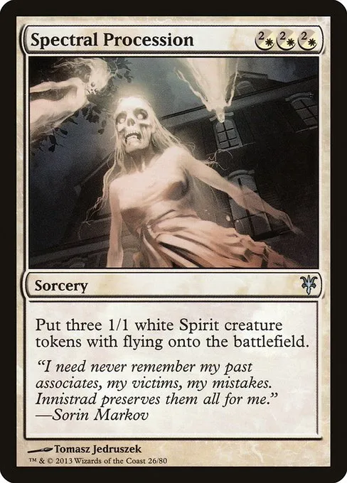 Spectral Procession · Duel Decks: Sorin vs. Tibalt 26/80
