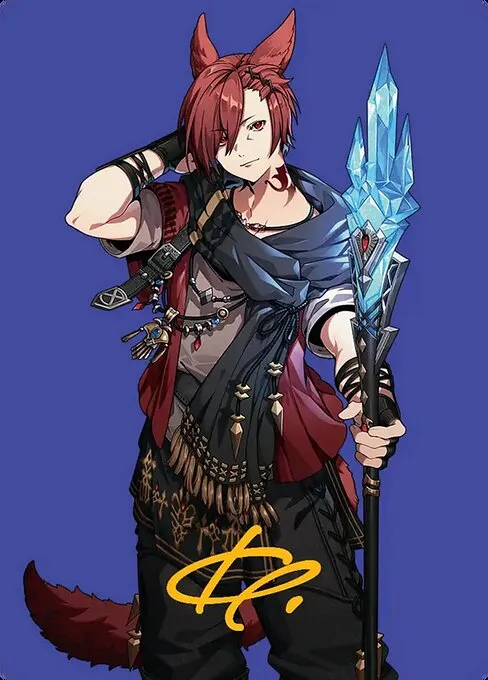 G'raha Tia, Scion Reborn // G'raha Tia, Scion Reborn · Final Fantasy Art Series 51/53
