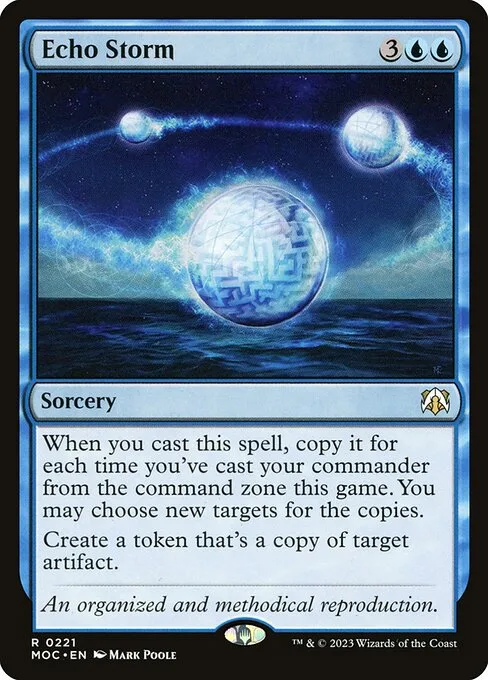 Echo Storm · March of the Machine Commander 221/450