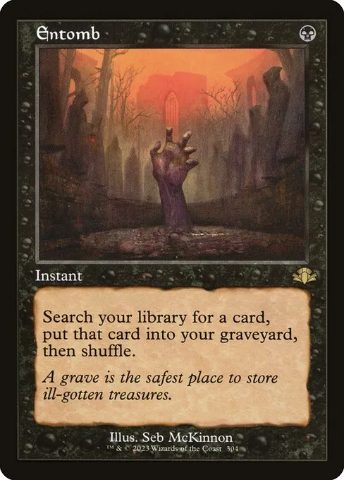 Entomb · Dominaria Remastered 304/457