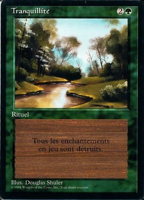 Tranquility · Foreign Black Border 221/307