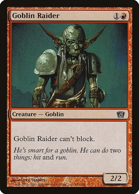 Goblin Raider · Eighth Edition 191★/711