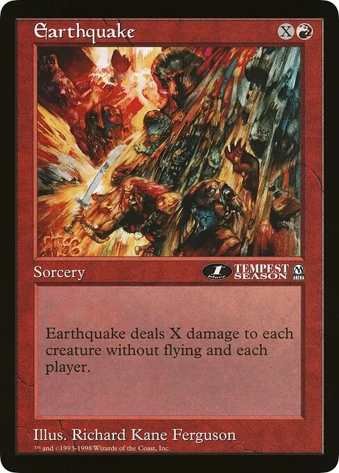 Earthquake · Oversized League Prizes 32/83