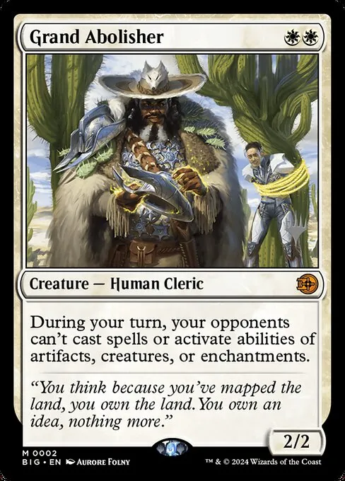 Grand Abolisher · The Big Score Promos 2p/14
