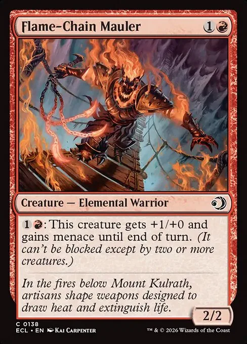 Flame-Chain Mauler · Lorwyn Eclipsed 138/408