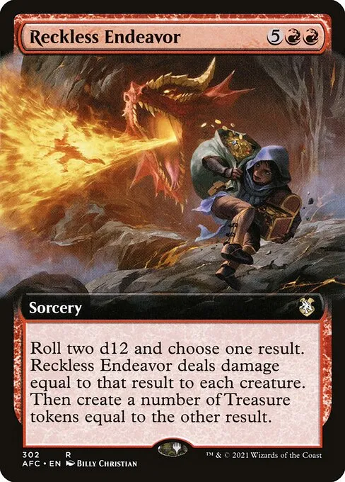Reckless Endeavor · Forgotten Realms Commander 302/331