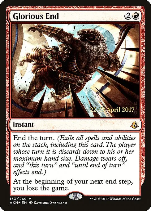 Glorious End · Amonkhet Promos 133s/77
