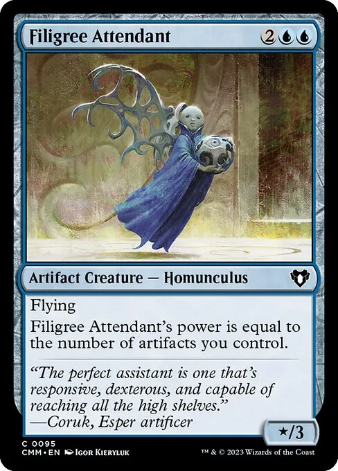 Filigree Attendant · Commander Masters 95/1067