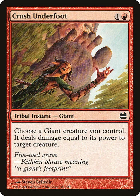 Crush Underfoot · Modern Masters 109/229