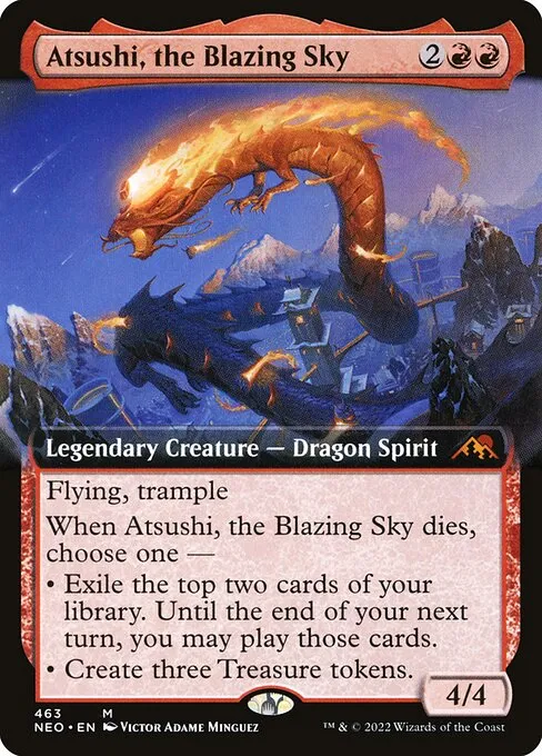 Atsushi, the Blazing Sky · Kamigawa: Neon Dynasty 463/531
