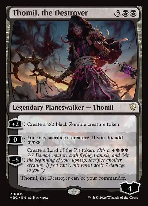 Thomil, the Destroyer · Mystery Booster: Commander Edition 19/2