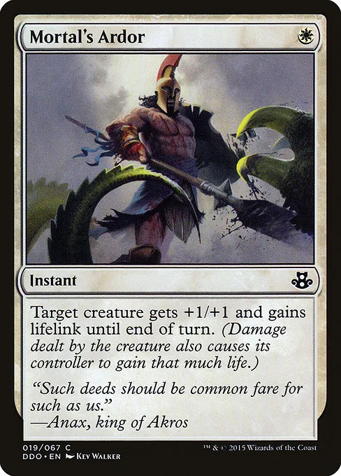 Mortal's Ardor · Duel Decks: Elspeth vs. Kiora 19/67