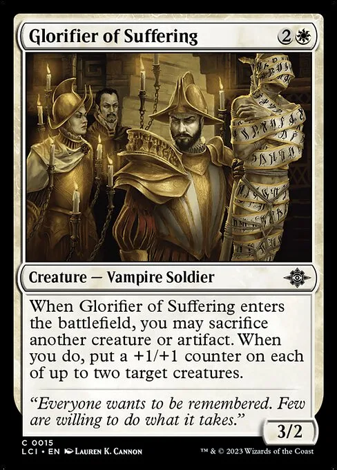 Glorifier of Suffering · The Lost Caverns of Ixalan 15/416