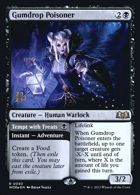 Gumdrop Poisoner // Tempt with Treats · Wilds of Eldraine Promos 93s/160