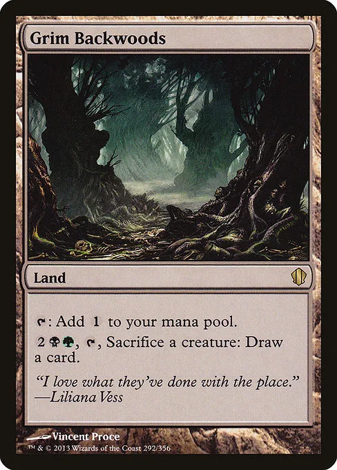 Grim Backwoods · Commander 2013 292/356