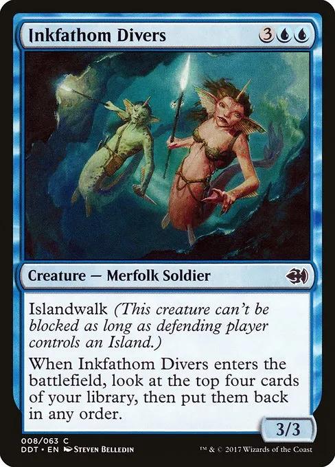 Inkfathom Divers · Duel Decks: Merfolk vs. Goblins 8/63