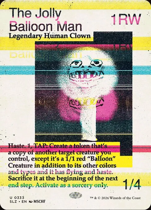 The Jolly Balloon Man · The Zeta Set 333/21