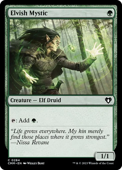 Elvish Mystic · Commander Masters 284/1067