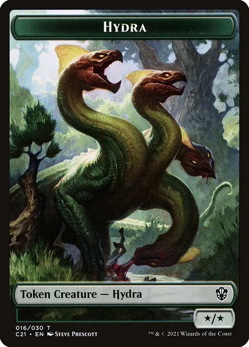Hydra · Commander 2021 Tokens 16/30