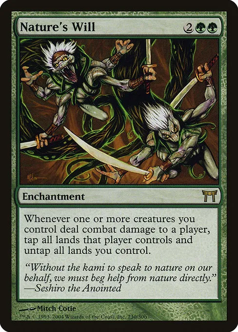 Nature's Will · Champions of Kamigawa 230/307