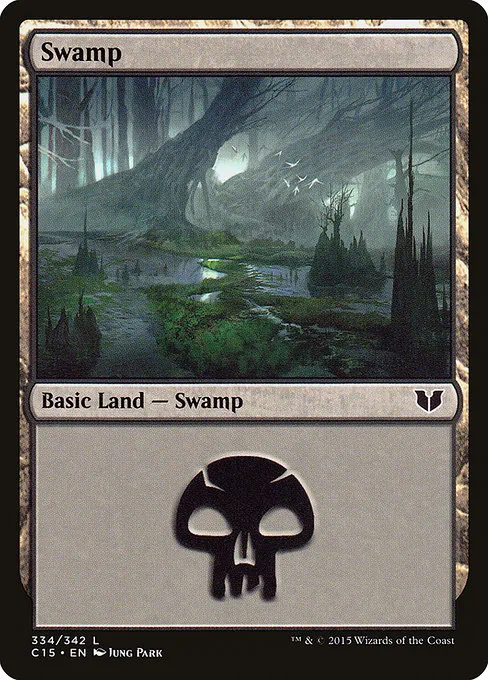 Swamp · Commander 2015 334/342