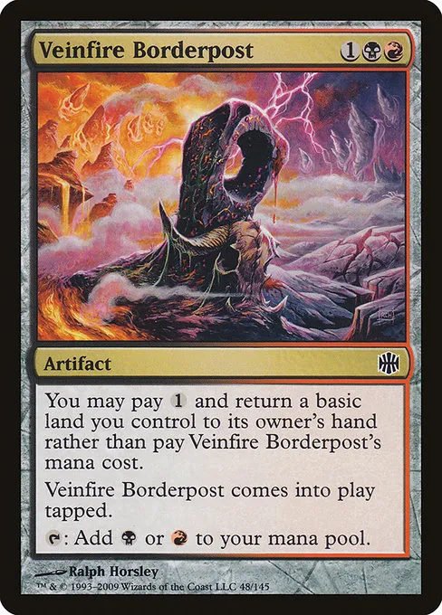 Veinfire Borderpost · Alara Reborn 48/145