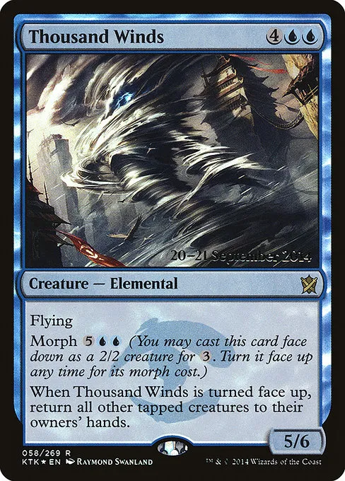 Thousand Winds · Khans of Tarkir Promos 58s/56
