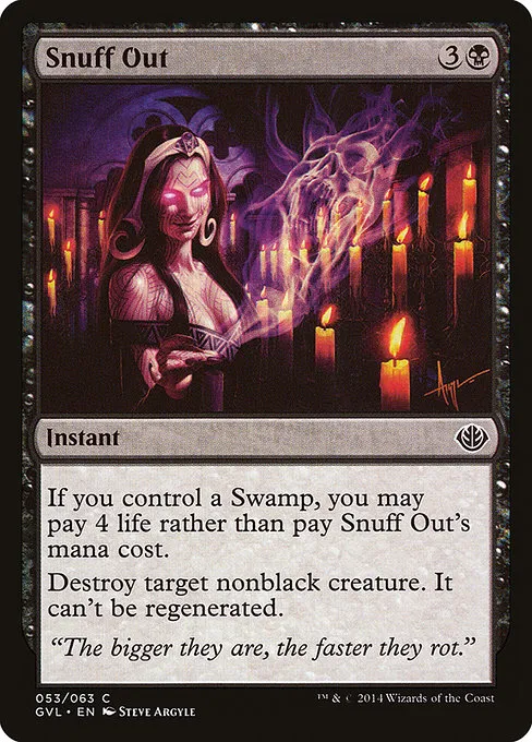 Snuff Out · Duel Decks Anthology: Garruk vs. Liliana 53/63