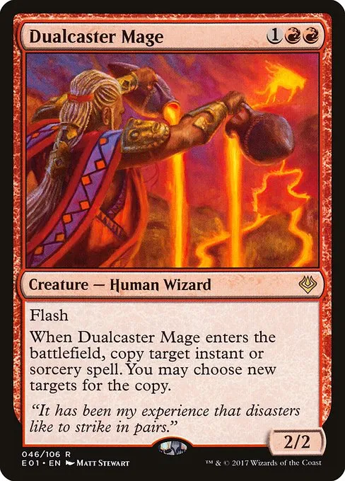 Dualcaster Mage · Archenemy: Nicol Bolas 46/106
