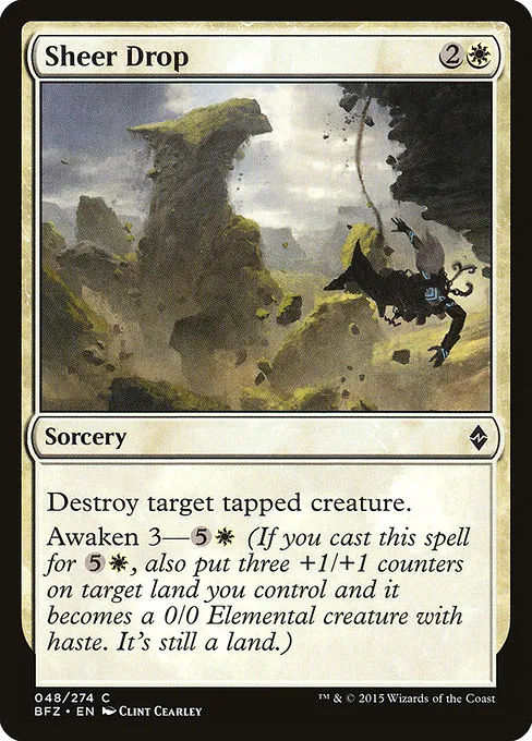 Sheer Drop · Battle for Zendikar 48/299