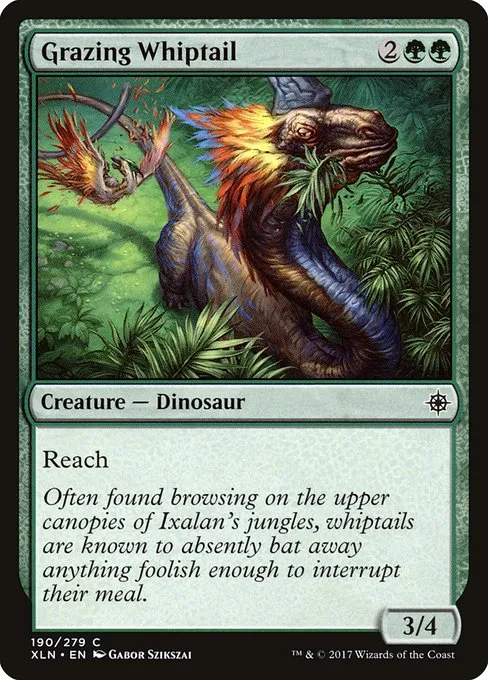 Grazing Whiptail · Ixalan 190/289