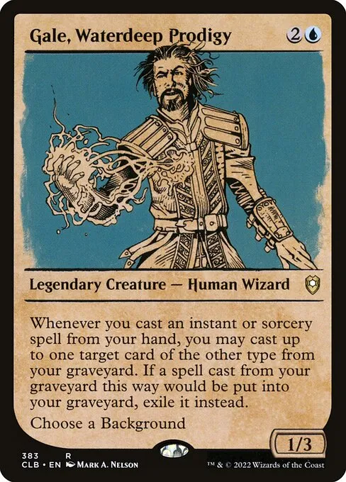 Gale, Waterdeep Prodigy · Commander Legends: Battle for Baldur's Gate 383/936
