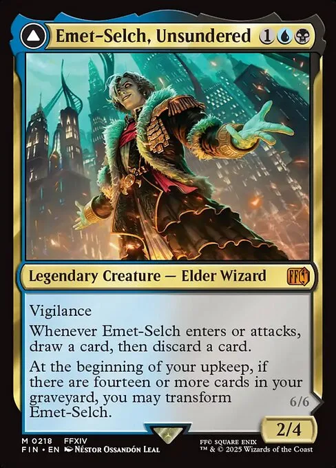Emet-Selch, Unsundered // Hades, Sorcerer of Eld · Final Fantasy 218/599